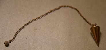 Pendel Messing vergoldet (HxB 30 x 15 mm)